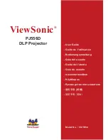 ViewSonic PJ556D User Manual предпросмотр