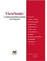 Предварительный просмотр 1 страницы ViewSonic PJ557DC (Korean) User Manual