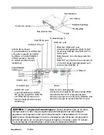 Предварительный просмотр 9 страницы ViewSonic PJ656 (Swedish) Användarhandbok