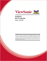 ViewSonic PJD5123 User Manual preview