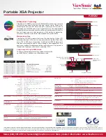 Предварительный просмотр 2 страницы ViewSonic PJD5232 Datasheet