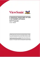 Предварительный просмотр 1 страницы ViewSonic PJD6252L User Manual