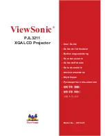 ViewSonic PJL3211 VS12417 User Manual предпросмотр