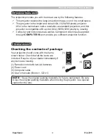 Preview for 8 page of ViewSonic PJL7211 User Manual