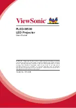 Предварительный просмотр 1 страницы ViewSonic PLED-W500 User Manual