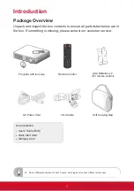 Предварительный просмотр 8 страницы ViewSonic PLED-W500 User Manual