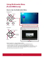 Предварительный просмотр 17 страницы ViewSonic PLED-W600 User Manual