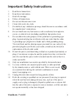 Preview for 3 page of ViewSonic Pro8400 Series VS13647 User Manual