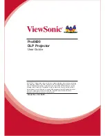 ViewSonic Pro8600 User Manual предпросмотр