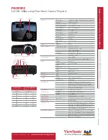 Preview for 2 page of ViewSonic Pro9000 Specifications