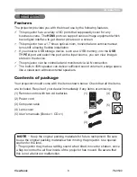 Предварительный просмотр 11 страницы ViewSonic PRO9500 User Manual