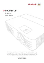 ViewSonic PX701HDP User Manual предпросмотр