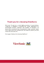 Preview for 2 page of ViewSonic PX726HD User Manual