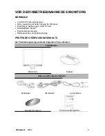 Предварительный просмотр 8 страницы ViewSonic Q91B - Optiquest - 19" LCD Monitor (German) Benutzerhandbuch