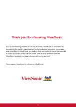 Preview for 2 page of ViewSonic SD-A160/SD-P20 User Manual