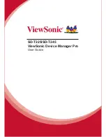 ViewSonic SD-T225 User Manual preview