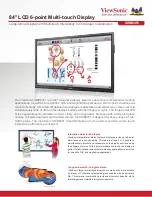 Preview for 1 page of ViewSonic SWB8451 Specifications