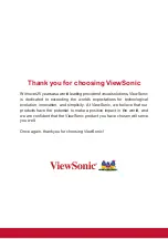 Предварительный просмотр 2 страницы ViewSonic TD2230 User Manual