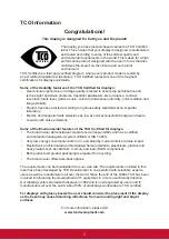 Preview for 3 page of ViewSonic TD2335S VS15707 User Manual