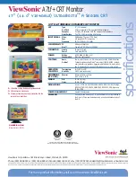 Preview for 2 page of ViewSonic UltraBrite A71f+ Specifications