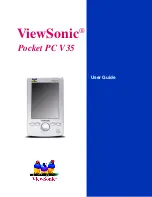 ViewSonic V35 - Pocket PC V35 User Manual предпросмотр