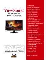 Preview for 1 page of ViewSonic V3D241wm-LED User Manual
