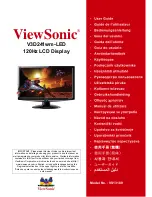 Предварительный просмотр 1 страницы ViewSonic V3D241wm-LED User Manual