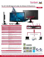 Preview for 2 page of ViewSonic V3D245 Specifications