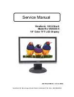 Preview for 1 page of ViewSonic va1616w-8 Service Manual