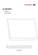 Предварительный просмотр 1 страницы ViewSonic VA1655 User Manual