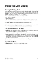 Preview for 11 page of ViewSonic VA1716w - 17" LCD Monitor User Manual