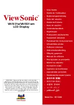 ViewSonic VA1931w User Manual preview