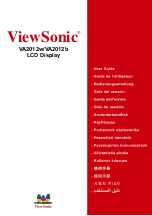 ViewSonic VA2012b User Manual preview