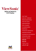 Предварительный просмотр 1 страницы ViewSonic VA2012b User Manual