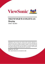 Preview for 1 page of ViewSonic VA2210 User Manual