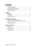Preview for 2 page of ViewSonic VA2232W Uputstvo Za Korišćenje Manual