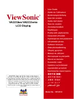 ViewSonic VA2232wa User Manual preview