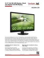 ViewSonic VA2246m-LED Brochure & Specs preview