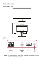 Предварительный просмотр 8 страницы ViewSonic VA2418-sh User Manual