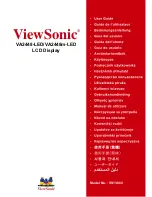 Preview for 1 page of ViewSonic VA2448-LED User Manual
