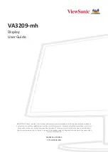 ViewSonic VA3209-mh User Manual предпросмотр