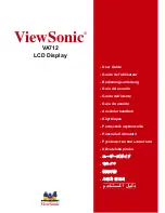Preview for 1 page of ViewSonic VA712 - 17" LCD Monitor User Manual