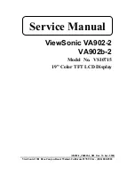 Preview for 1 page of ViewSonic VA902-2 Service Manual