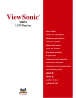Preview for 1 page of ViewSonic VA915 User Manual