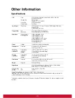 Preview for 18 page of ViewSonic VA925-LED User Manual