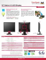 Preview for 2 page of ViewSonic VA926-LED Specifications