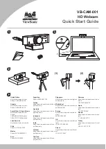 Предварительный просмотр 1 страницы ViewSonic VB-CAM-001 Quick Start Manual