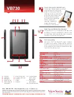 Предварительный просмотр 2 страницы ViewSonic VB730 Datasheet