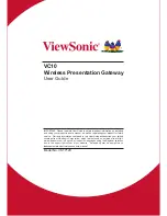 ViewSonic VC10 User Manual preview
