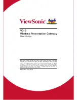 Preview for 1 page of ViewSonic VC10 User Manual